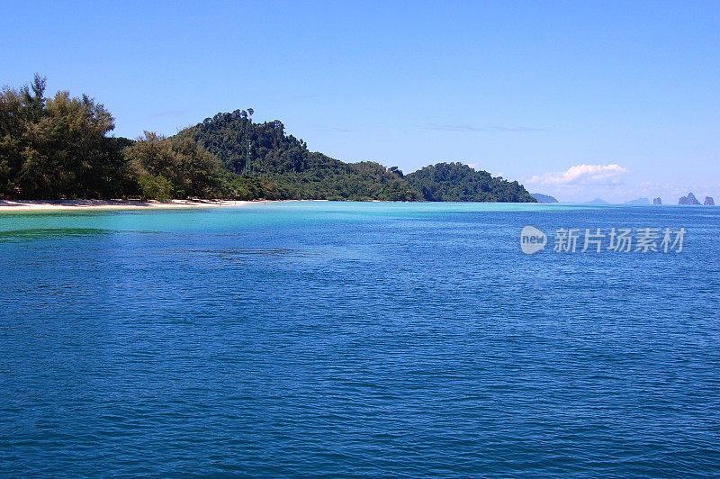 泰国Koh Kradan海岸线